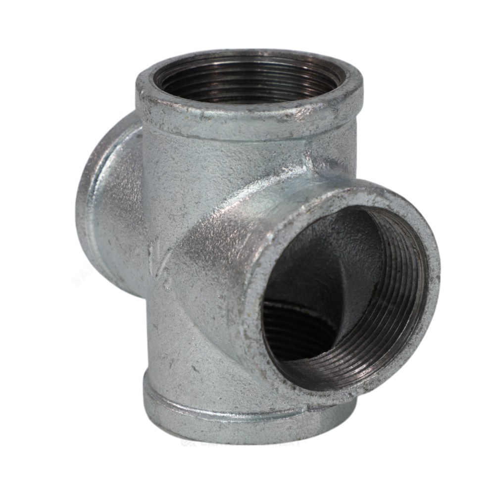 Крест прямой чугун Ду 40 (1 1/2") ВР/ВР Fittex PLUS