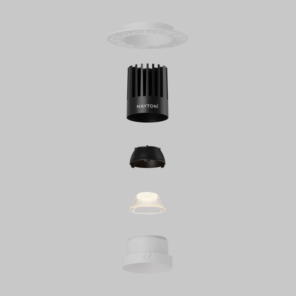 Светильник встраиваемый светодиодный Maytoni Dip DL121-15W-2.7K-TRS-W