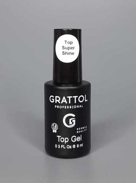 Grattol Top Super shine - Топ без липкого слоя, 9мл