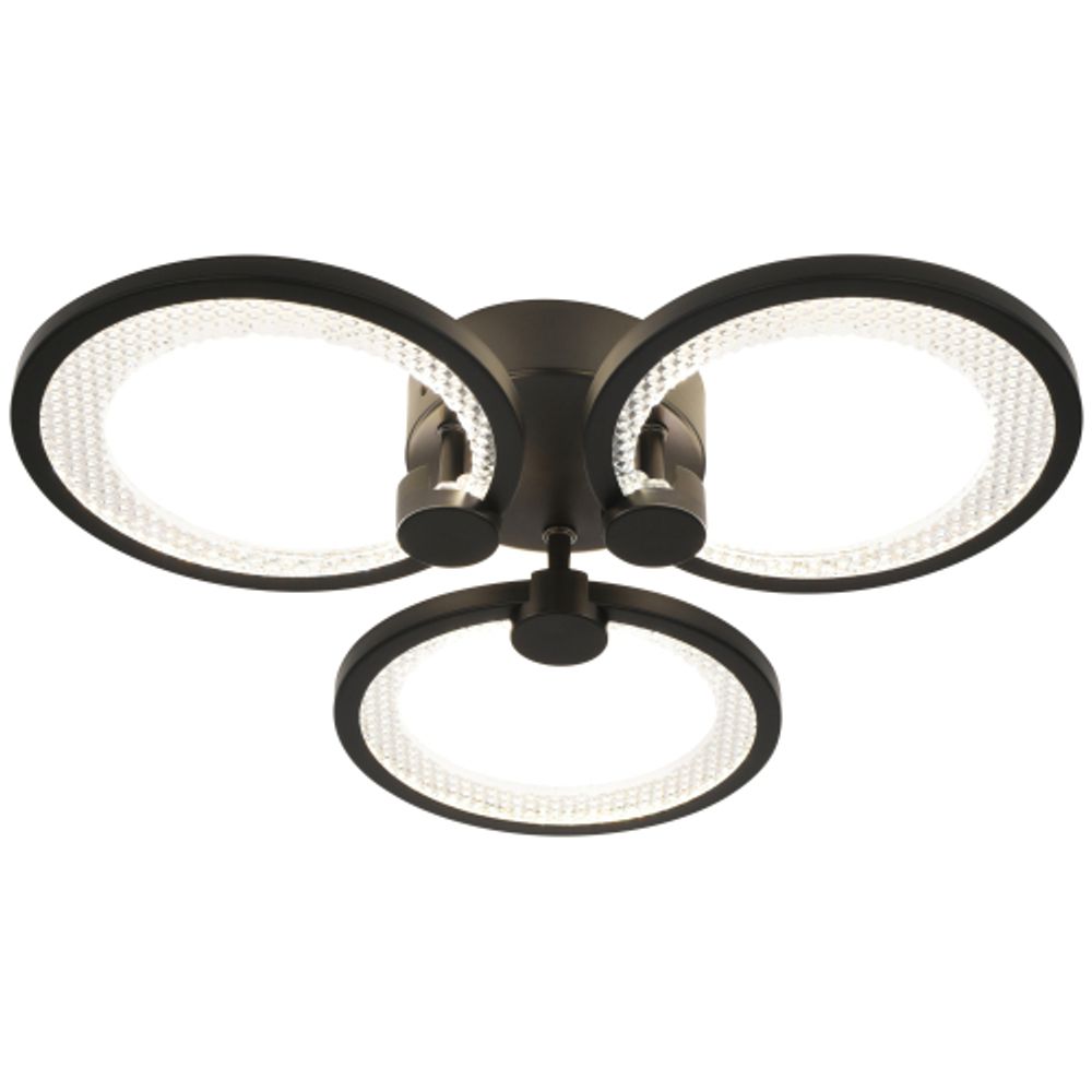 Светильник потолочный светодиодный ЭРА Модерн с ДУ Odry CLL-1-46-RC BK | Светильники SPB-6 с ДУ