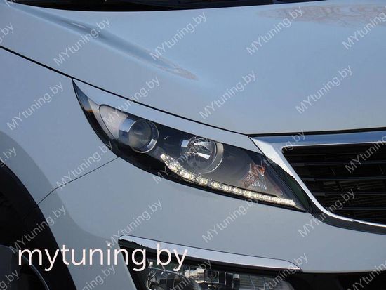 Реснички на фары для Kia Sportage III