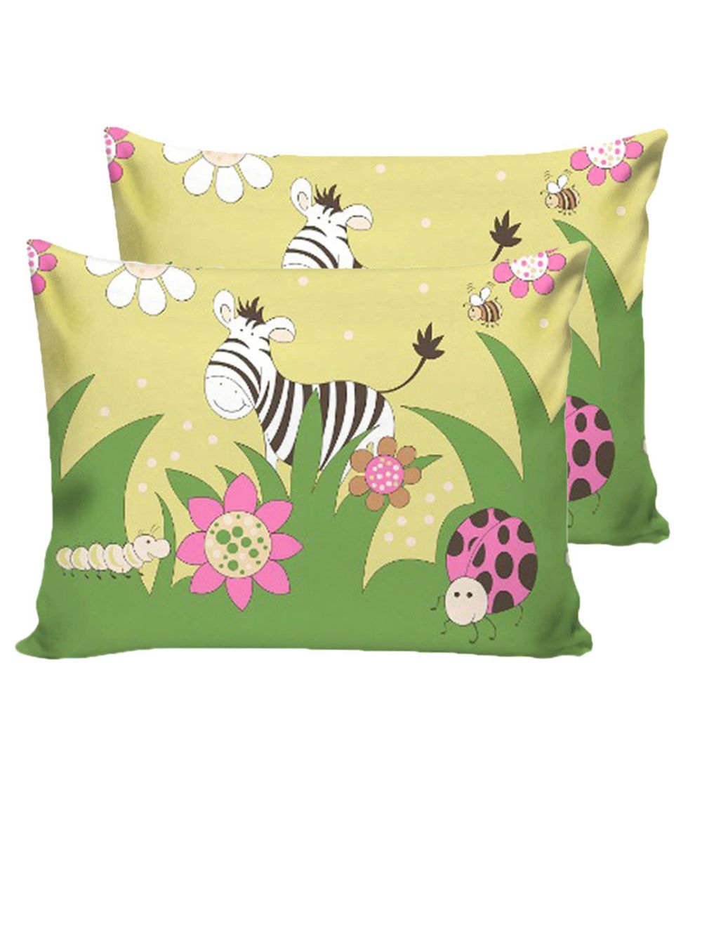 Наволочка комплект 2шт поплин Сказка "Мадагаскар" 50x70 см