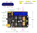Набор KS0198X от Keyestudio: DIY Акриловый механический 4DOF манипулятор 4DOF Robot Mechanical Arm Kit