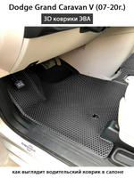 Автомобильные коврики ЭВА для Dodge Grand Caravan V (07-20г.)
