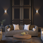 3909/10WL HIGHTECH ODL20 387 белый/металл Настенный светильник LED 3500K 120° 10W 220V IP65 TIBRO