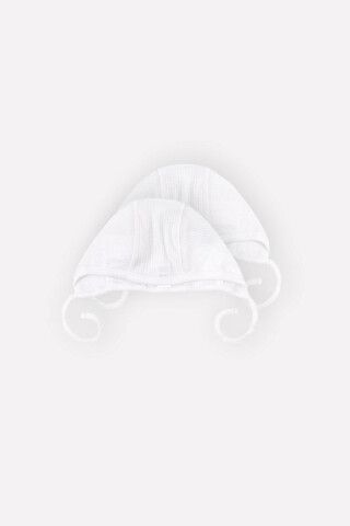 Чепчик для новорожденных  К 8163-2уп/белый