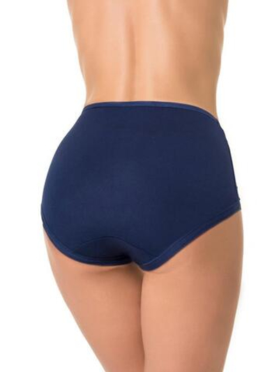 Трусы с высокой линией талии из деликатного бамбукового полотна (Размер: XXXL) (Цвет: черный)