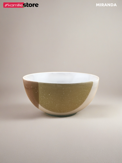 Тарелка глубокая суповая 15х8 см. 650 мл. керамическая, Miranda