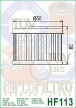 Фильтр масляный HF 113 HIFLO FILTRO