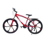 Велосипед Dinos 26" 21скор (стальная рама, диск. тормоз, Литые диски) Красный (DIN-15-2)