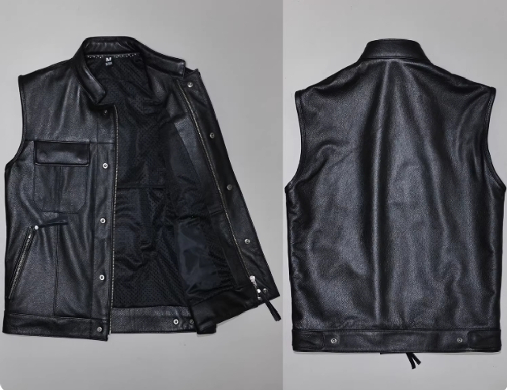 Жилет кожа T1-LM XL