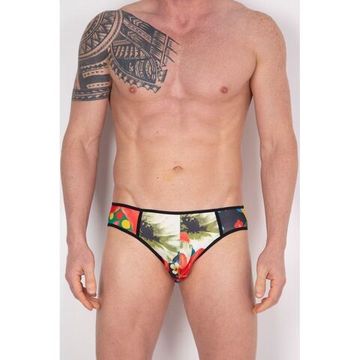 Мужские трусы брифы с разноцветным принтом Cosmos Colors FR40_BRY