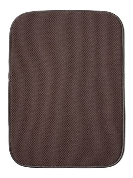 Коврик для сушки посуды DeNASTIA, 38x51, микрофибра, темно-коричневый