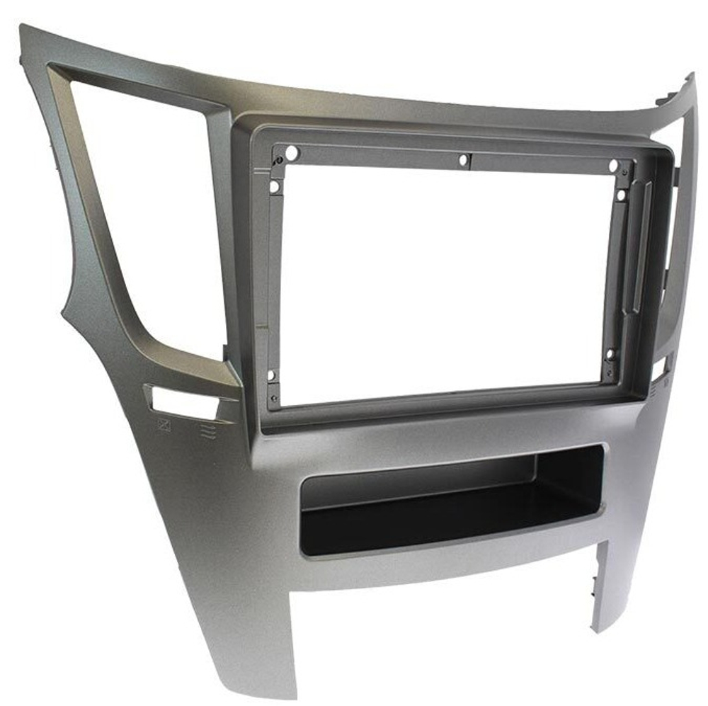 Магнитола для Subaru Legacy 5, Outback 4 2009-2014 (левый руль, рамка серебро) - Vaycar VA71-0061-2K на Android 13, 8-ядер, 2K QLED, ТОП процессор, CarPlay, 4G SIM-слот