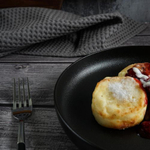 Тарелка с бортом d=21.5 cм,фарфор "NOBLE" серия "Fine Plus-Black Sand"