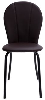 Стул Венеция 3 М(Н) каркас черный к/з Чехол черн.