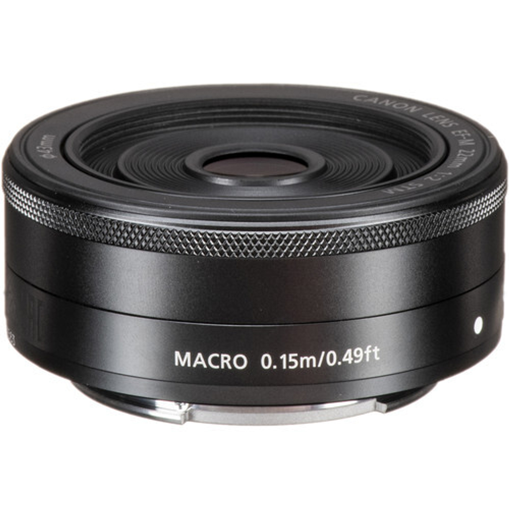 Объектив Canon EF-M 22mm f/2 STM, черный