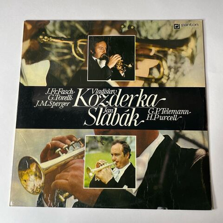 Винтажная виниловая пластинка LP Vladislav Kozderka, Jan Slabak, G. Torelli, G. P. Telemann, H. Purcell (Чехословакия 1978)