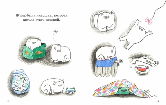 Лягушка, которая хотела стать кошкой