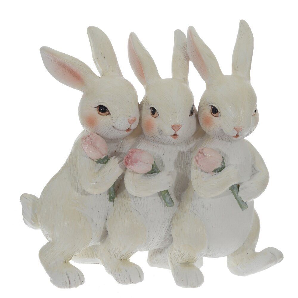 GAEM Фигурка декоративная "Зайцы", L13 W5 H12 см