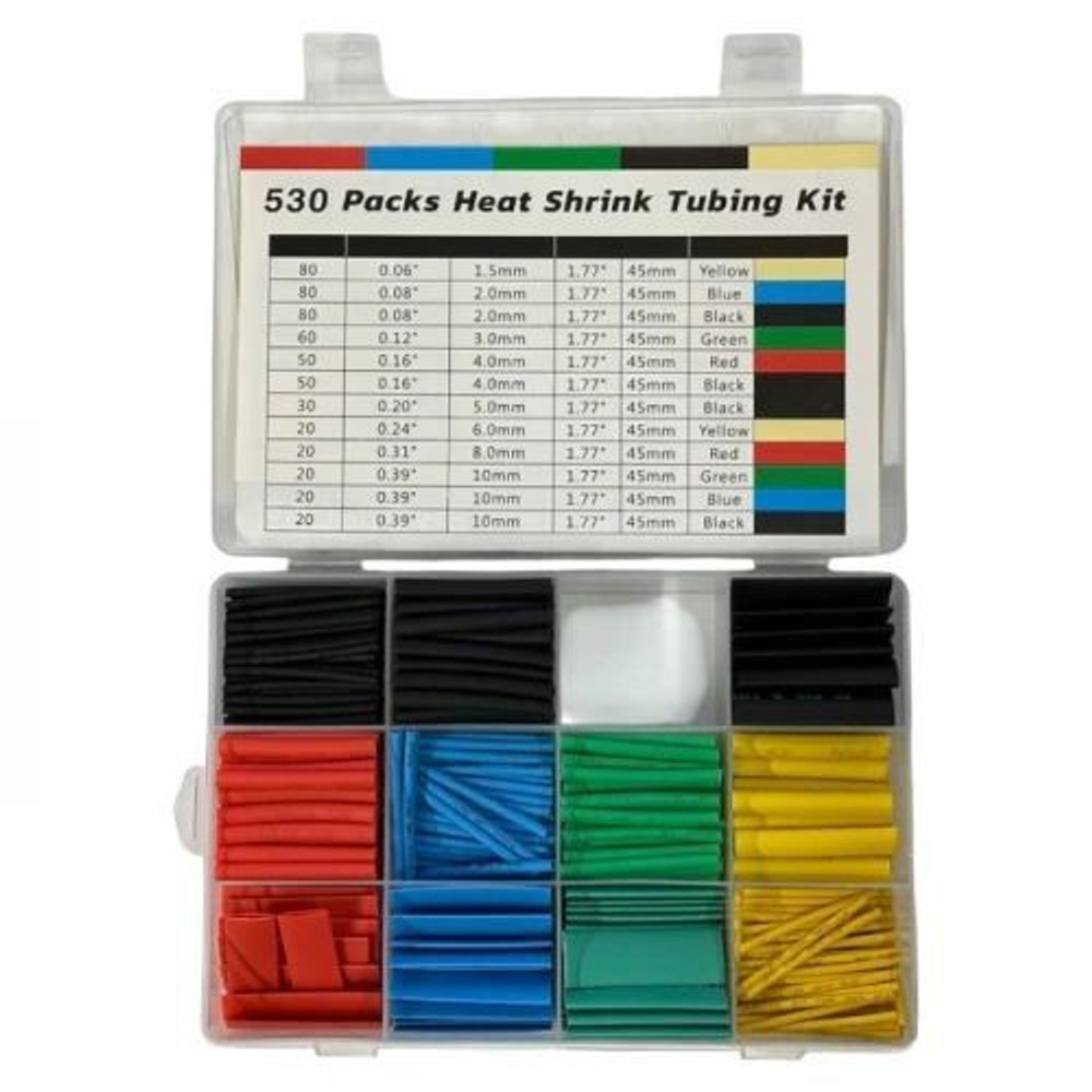 Набор термоусадочных трубок (530 штук)