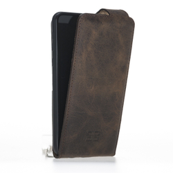 Стильный кожаный чехол-флип Bouletta FlipCase Серо-коричневый для Samsung Galaxy S10 Plus