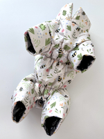 Демисезонный комбинезон с кнопками на спине (девочка)