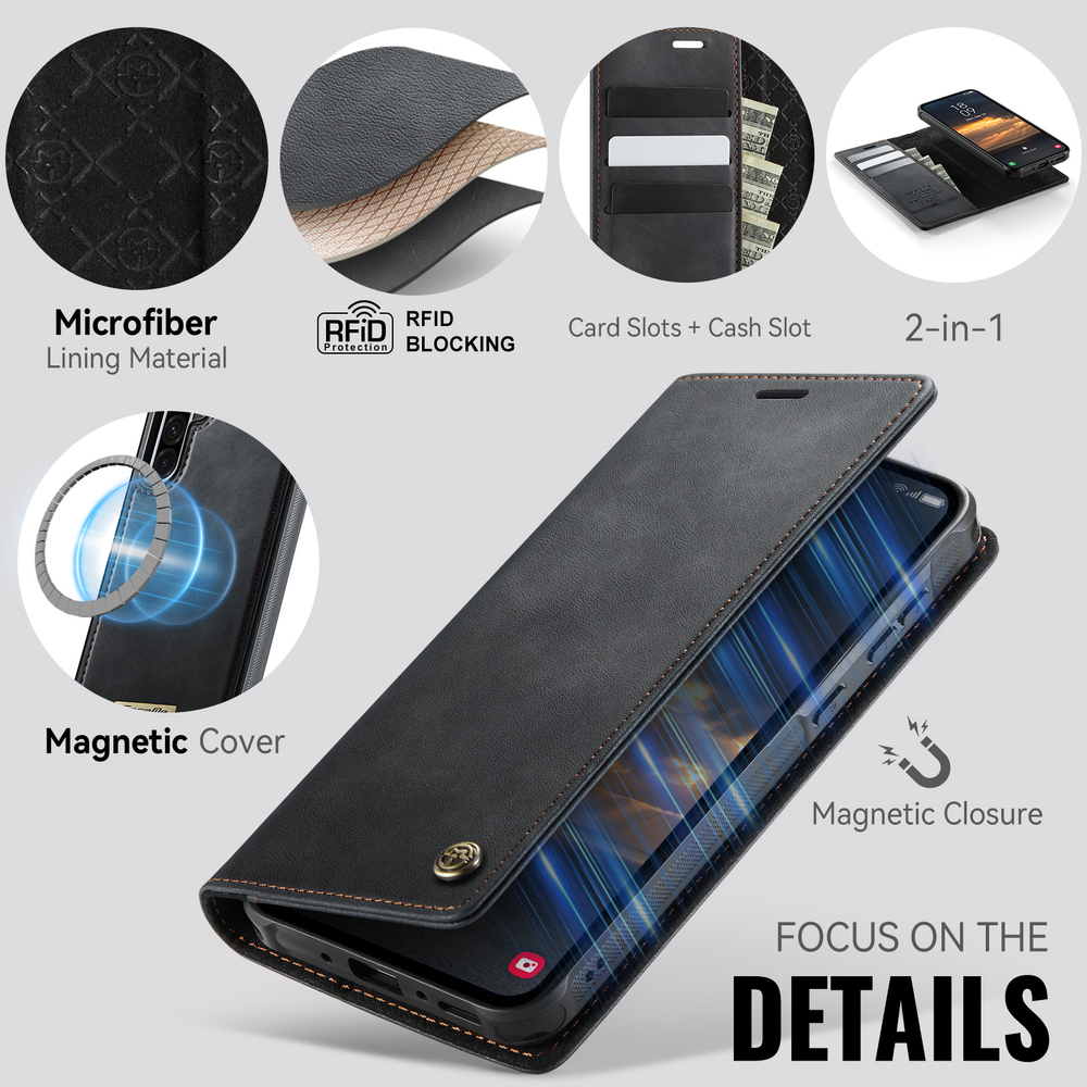 Чехол-кошелек CaseMe 2 in 1 MagSafe Samsung Galaxy A36