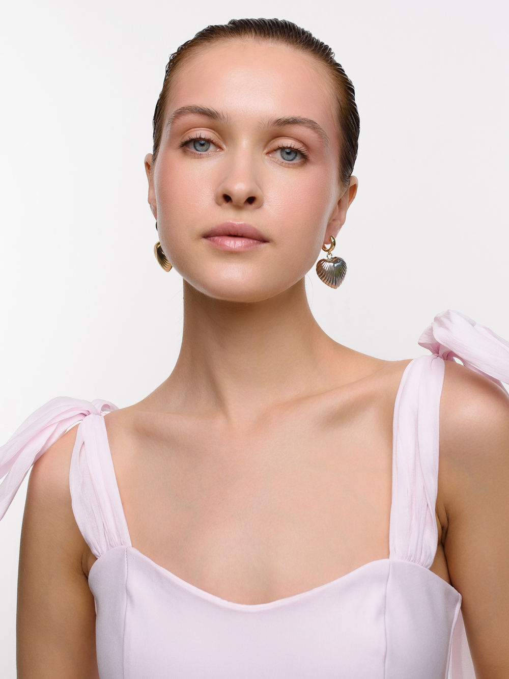 Серьги "Ribbing Love" Bicolor