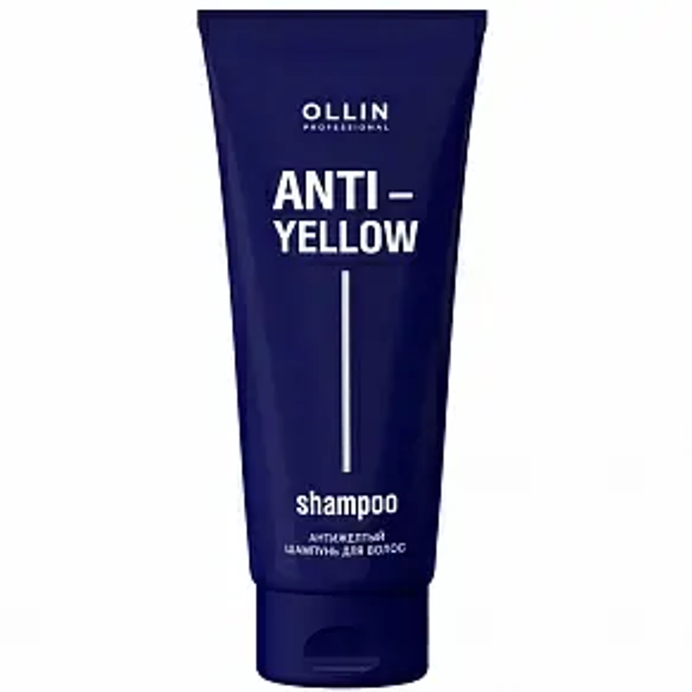 OLLIN Anti-Yellow Shampoo 500ml Антижелтый шампунь для волос