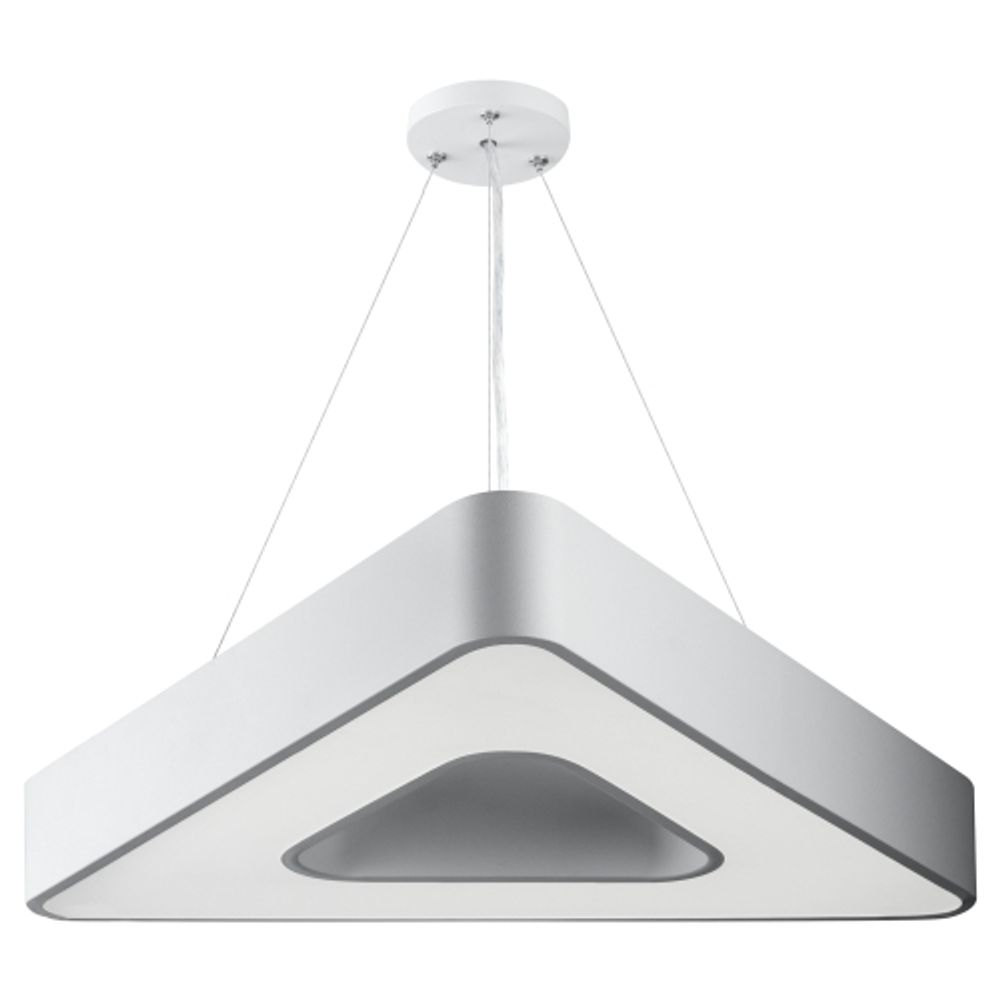 Светильник LED ЭРА Geometria SPO-153-W-40K-030 Delta 30Вт 4000К 2100Лм IP40 600*80 белый подвесной драйвер внутри | Декоративные светильники Geometria