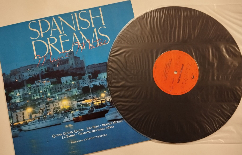 Винтажная виниловая пластинка LP Mayte Matee Spanish Dreams (EX Baccara) (Germany 1989)