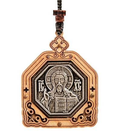 КФ-305/2 Подвеска в машину ''Иисус Христос'' деревянная