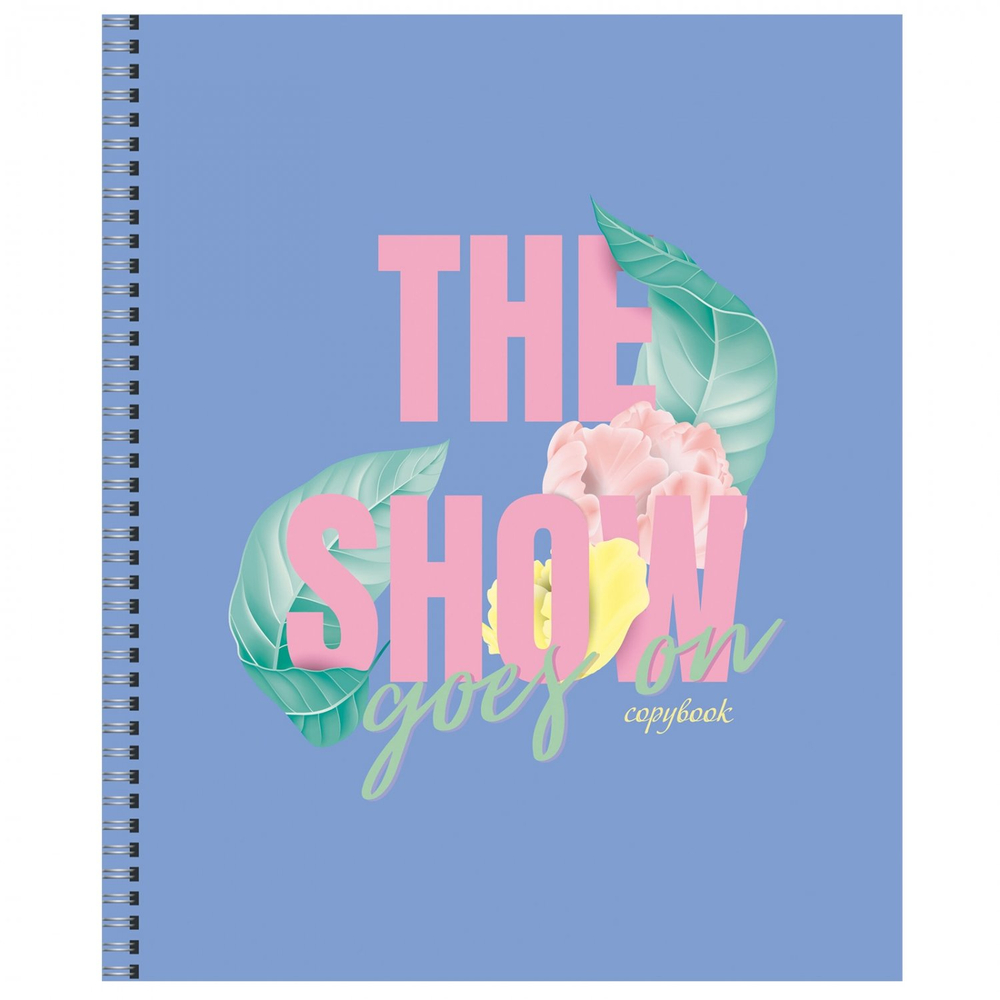 Тетрадь 48л., А5, клетка, Канц-Эксмо "Love yourself", гребень, мелованный картон, выб.лак, глиттер, перламутр, 5 дизайнов