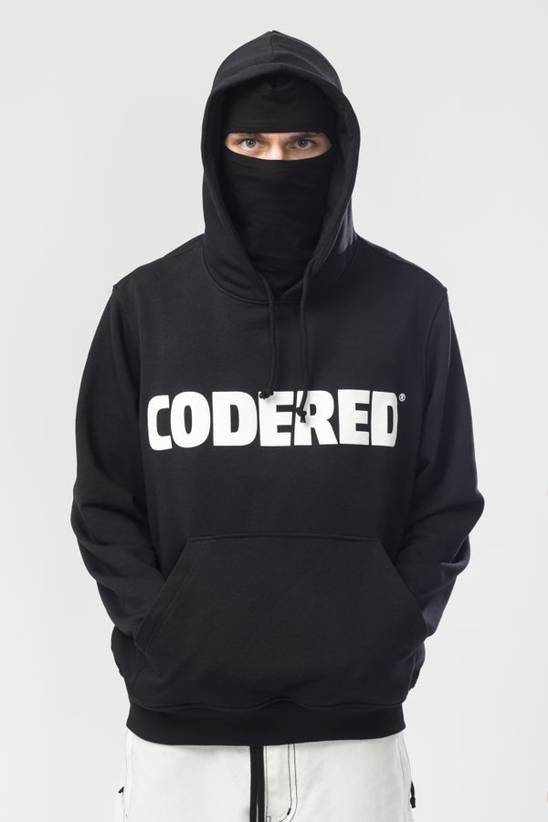 Худи Base Hoodie Wide Summer Logo R Антрацит/Белый принт CODERED - фото 5