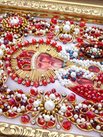 Принт-Ии70 Ткань с нанесенной авторской схемой Николай Чудотворец