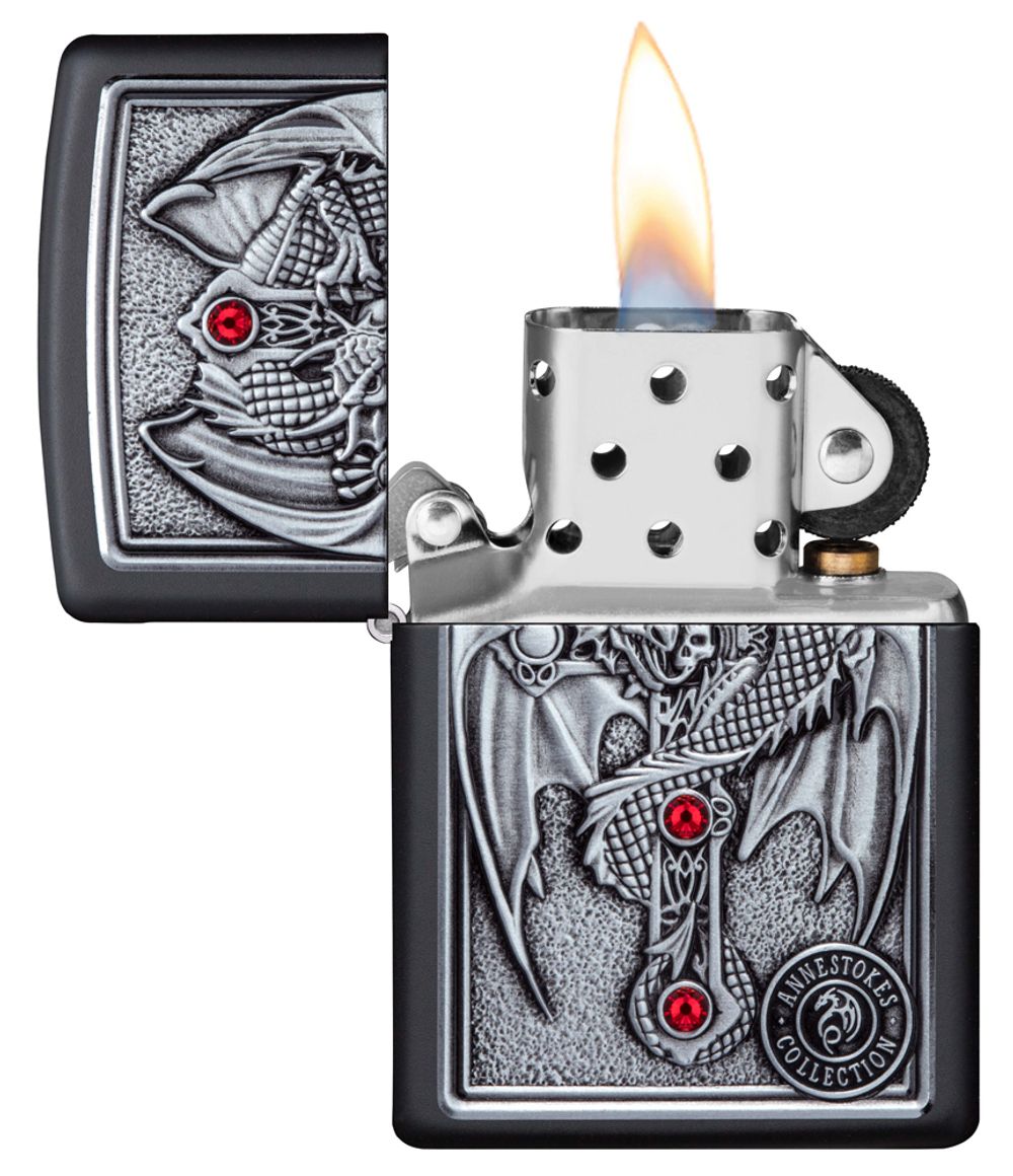 Зажигалка Zippo Winged Dragon Cross (49755) 3