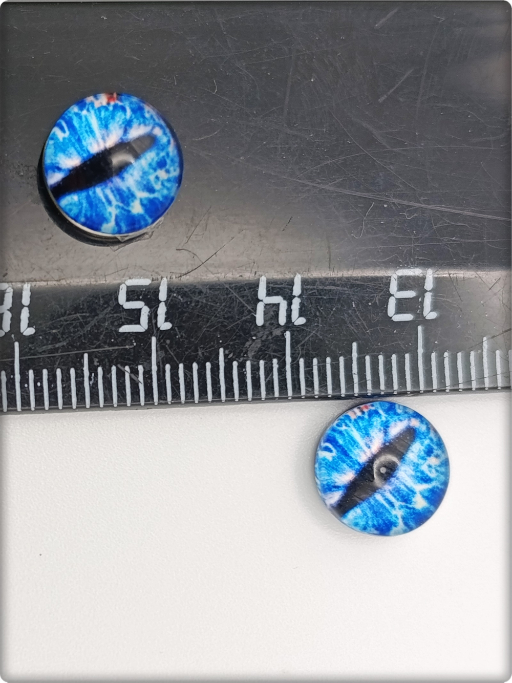 Серьги обманки на магнитах, серия "Глазки" (10мм). Без прокола ушей. Цена за пару. Бижутерия.