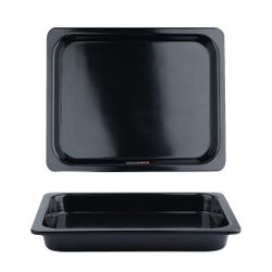 Гастроемкость 1/2 h40 мм пластик меламин 320*259*40 мм 2,5 л Black P.L. Proff Cuisine