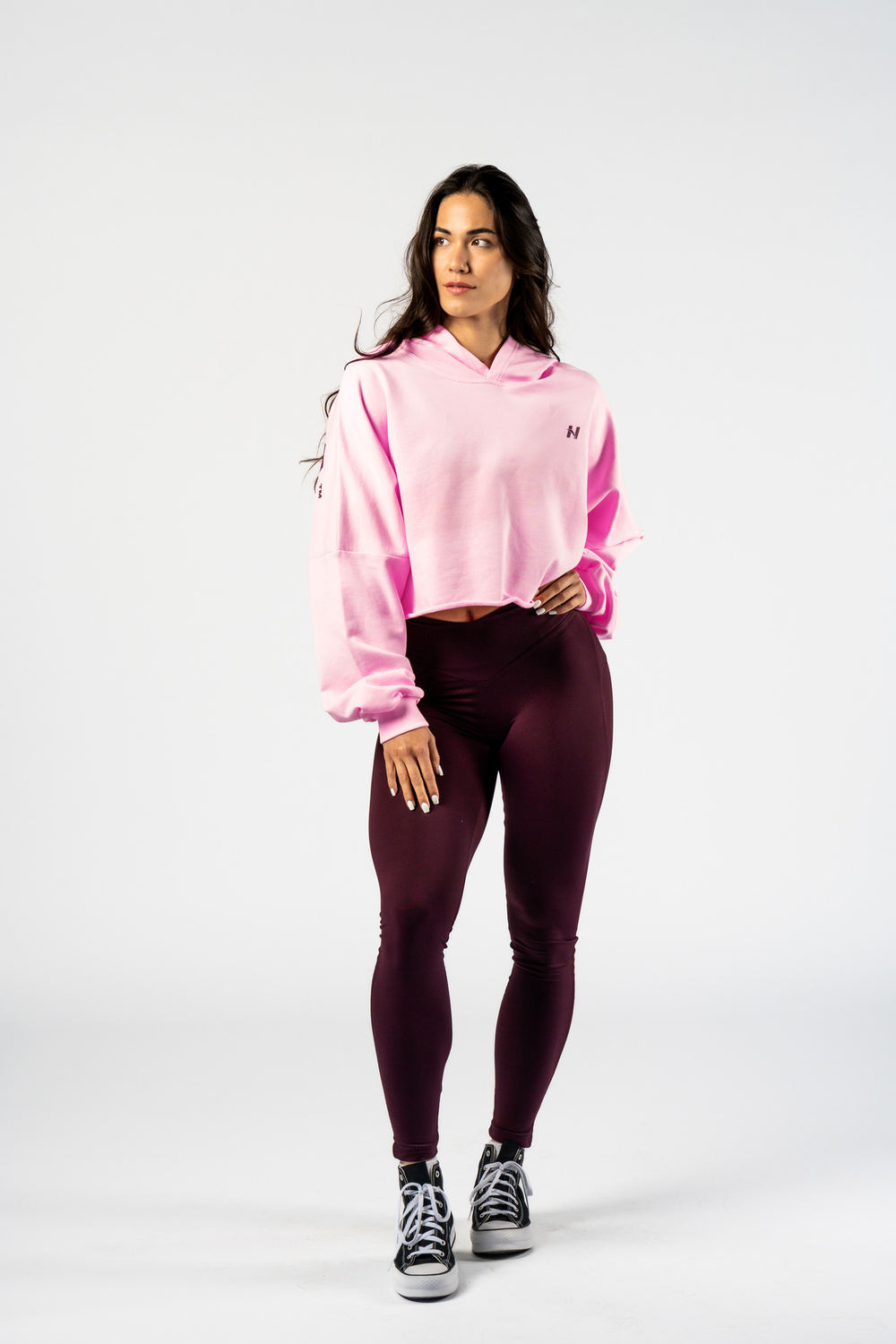 Худи Oversized Hoodie OWN YOUR POWER 433 Розовый