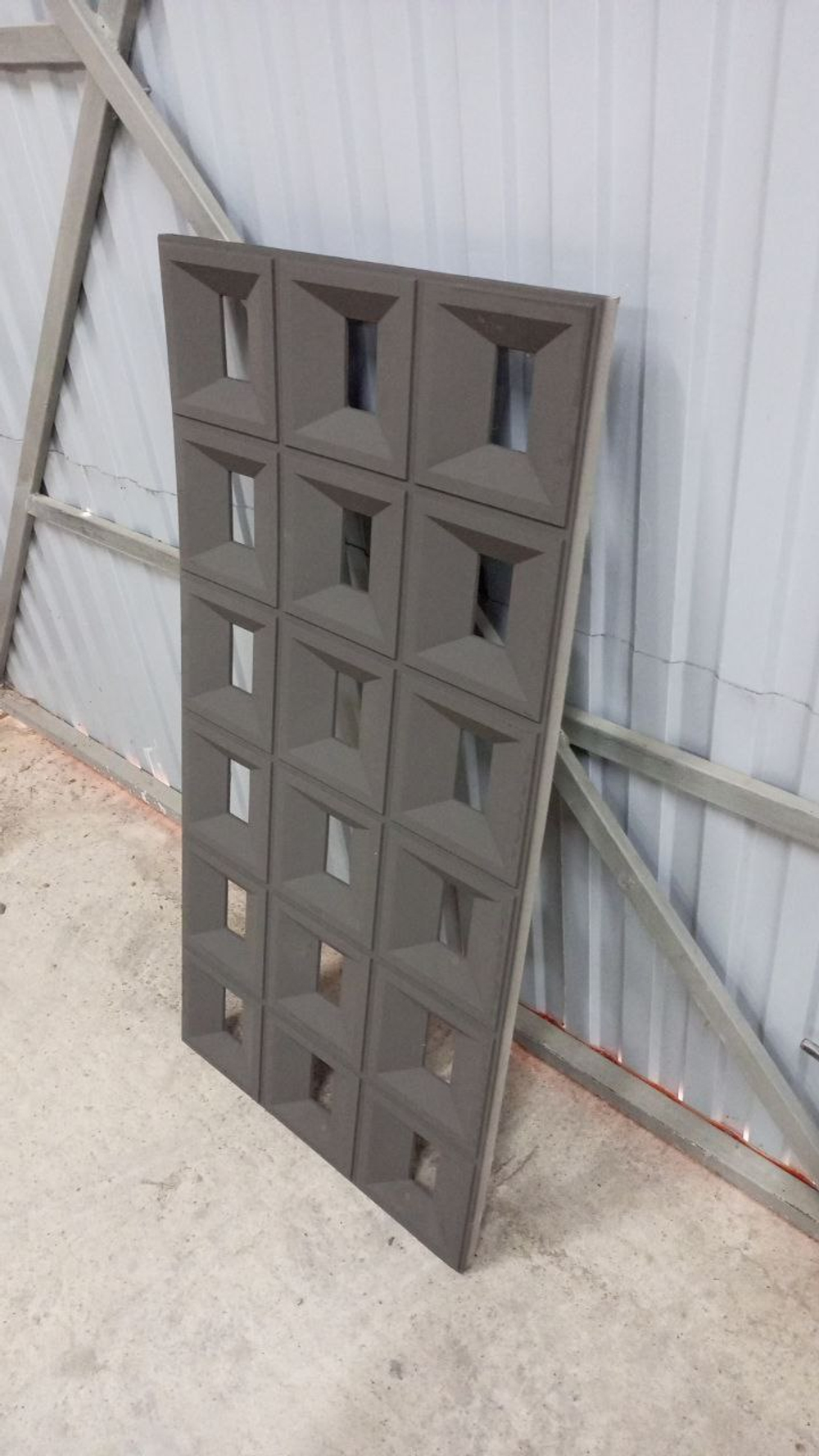 PU BLOCK PANEL HL-05 Серый ПРЯМОУГОЛЬНИК