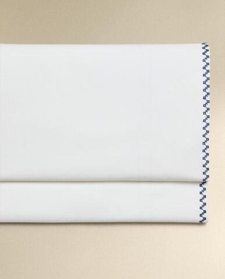 Простыня Zara Home, хлопок 100%, с геометрическим принтом, 4121/089