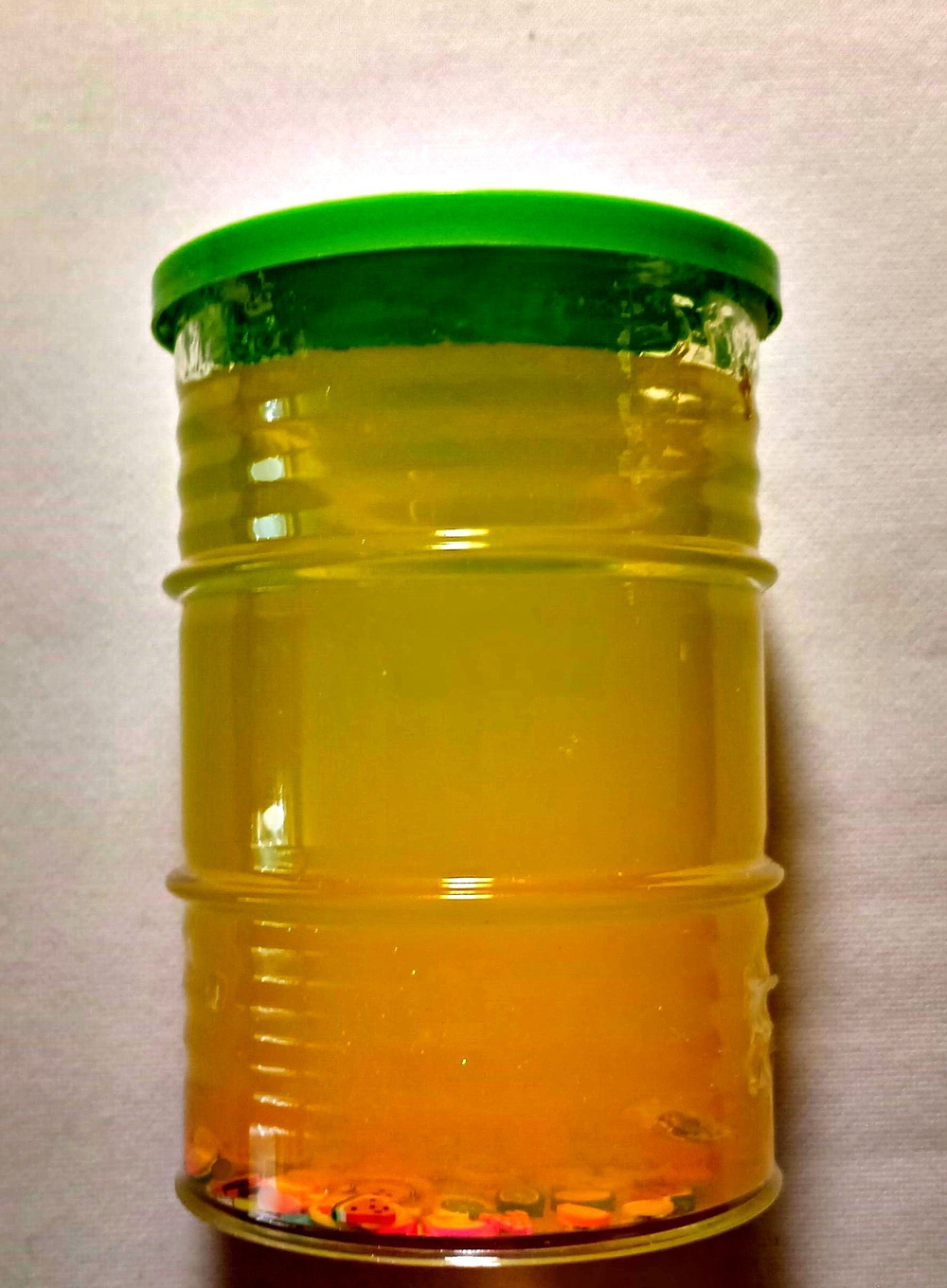 "Бочка Слайма" детская игрушка с 3-х лет, 240 мл, цвет жёлтый, зелёно-бордовая крышка