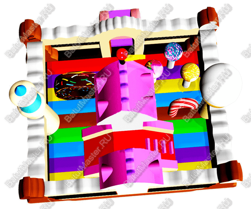 Надувной батут "Сладкий дворец"