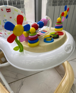 Ходунки "ABC C" 8 силиконовых колес, муз. (INDIGO) (бежевый)