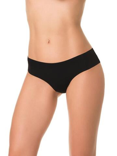 Женские трусики-слипы с кружевными вставками (Размер: XL) (Цвет: черный)