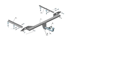 Фаркоп для Chevrolet Orlando минивэн 2011г.-по н.в. (без электрики) (паспорт и сертификат) AvtoS.CV09