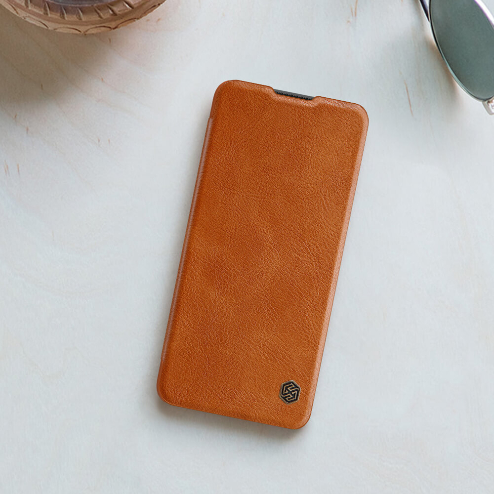 Кожаный чехол-книжка Nillkin Leather Qin для OnePlus 9R