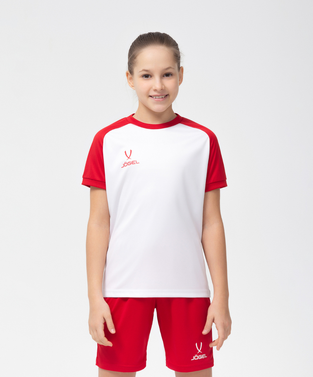 Футболка игровая CAMP Reglan Jersey, белый/красный, детский