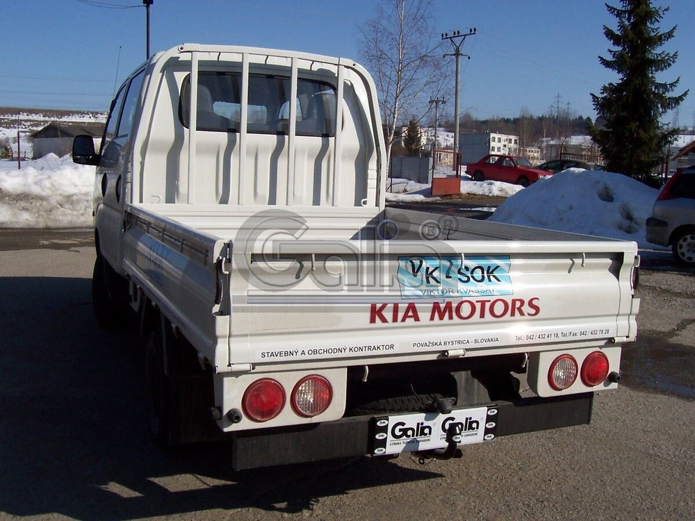 Фаркоп оцинкованный Galia K026C для KIA K 2500 бортовой 2003-(паспорт и сертификат в комплекте)(без электрики)
